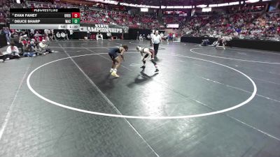 132 lbs Quarters - Deuce Sharp, West Allis Central vs Evan Fahey, Oregon