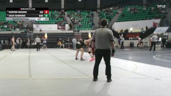 6A 215 lbs Quarterfinal - Hunter Brown, Pell City vs Jack Hawkins, Mortimer Jordan HS
