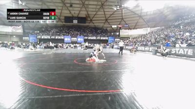 Boys 4A 138 lbs Champ. Round 1 - Aiden Chavez, Lake Washington vs Luis Garcia, Rogers (Puyallup)