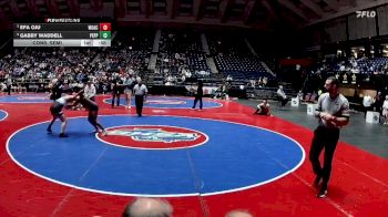 155 lbs Cons. Semi - Gabby Waddell, Pepperell vs Efa Oju, Woodward Academy