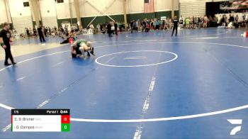 175 lbs Cons. Round 2 - David Campos, Big Red Wrestling Club vs Conner Grose-Bryner, Sutherland Wrestling Club