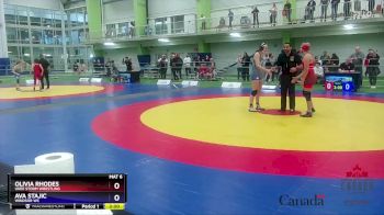 57kg Round 2 - Olivia Rhodes, Ukee Storm Wrestling vs Ava Stajic, Windsor WC