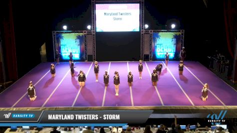 Maryland Twisters - Storm [2021 L2.1 Junior - PREP 1] 2021 ACDA: Reach The Beach Nationals