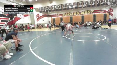 144 lbs Champ. Round 1 - Adrian Trujillo, Unattached vs Jason Martinez, Silverback WC