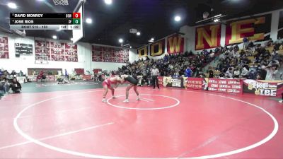 150 lbs Quarterfinal - David Monroy, Downey vs Jose Rios, Santa Fe