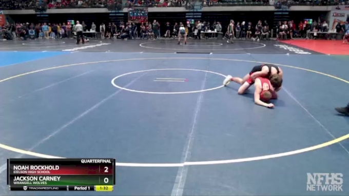 130 lbs Quarterfinal - Noah Rockhold, Eielson High School vs Jackson ...