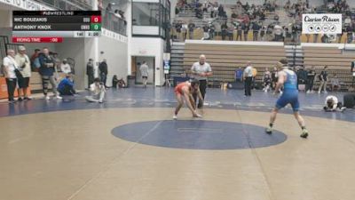 125 lbs Quarterfinal - Nic Bouzakis, Ohio State vs Anthony Knox, Unrostered- Spartan Combat RTC