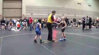 82 lbs Round 1 - Landon Mersdorf, Gowanda Wc vs Logan Raef, Midwest Xtreme Wrestling