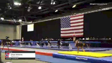 Ethan Williams - Tumbling, FlipCity South - 2021 USA Gymnastics Championships
