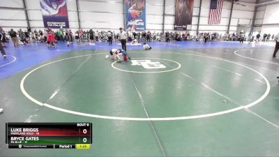 68 lbs Rd# 3 12:00pm Friday - Luke Briggs, Maryland GOLD vs Bryce Gates, PA Blue