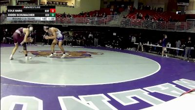 150 lbs Round 2 (4 Team) - Joden Schumacher, Grand Island vs Cole Barg, Norfolk