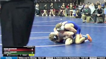 2A-113 lbs Champ. Round 2 - Ryan Bahnson, West Lyon vs Colin Cassady, West Liberty