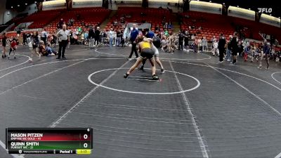 96 lbs Round 6 (8 Team) - Mason Pitzen, Empyre WC Gold vs Quinn Smith, Pursuit WC