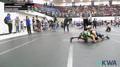 73 lbs Quarterfinal - Garrett Stoner, Team Guthrie Wrestling vs Kylin Sanders, Standfast