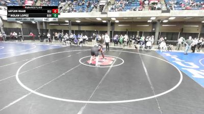 285 lbs Champ. Round 2 - Nolan Lopez, Unattached vs Jaylen Raab, Bloomington