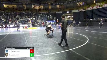 157 lbs Quarterfinal - Logan Ferrero, Duke vs Nate Lukez, Army