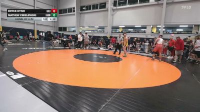 189 lbs Consi Of 8 #2 - Bryce Dykie, Gilbertsville vs Mathew Cmielewski, Farmingdale
