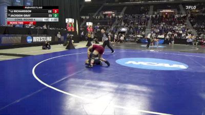 174 lbs Cons. Round 4 - LJ Richardson, Coe vs Jackson Gray, Ithaca