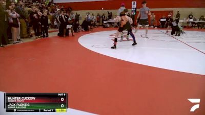 73-76 lbs Round 1 - Hunter Cuckow, Wiggins Youth vs Jack Plenzig, Junior Bulldogs