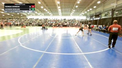 145 lbs Quarterfinal - Thomas Johnson, SC vs Jackson Rowling, NC