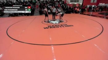 150 lbs Champ. Round 1 - Tom Fitzsimmons, Niles (NOTRE DAME) vs Donovan Rosauer, YORKVILLE (HS)