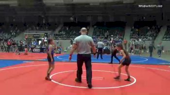 73 lbs 3rd Place - Serenity Mendoza, Heat vs Krisslin Furra, Blue T Panthers