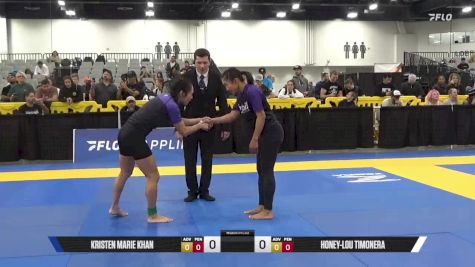 Honey-Lou Timonera vs Kristen Marie Khan 2025 World IBJJF Jiu-Jitsu No-Gi Championship