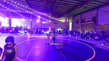 54 lbs Semifinal - Alaina Saavedra, Top Rank Hammers vs Dakota Combes, Independent