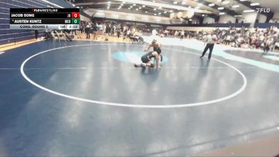 165 lbs Cons. Round 2 - Jacob Song, Johns Hopkins vs Austen Kuntz, McDaniel