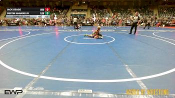 80 lbs Consi Of 32 #2 - Jack Seago, Open Mats vs Destin Hanaike Jr, Flow Academy Honolulu, HI