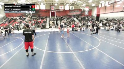 71-78 lbs Round 4 - Bridger Sessions, Uintah Wrestling vs Wyatt P. Augason, Team Prestige Wrestling