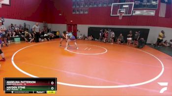 145 lbs Round 7 (8 Team) - Angelina Patterson, Hired Guns Black vs Hayden Stine, Best Trained