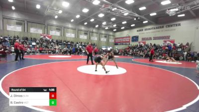 120 lbs Round Of 64 - Johnny Olmos, Clovis North vs Bryan Castro, Victor Valley S