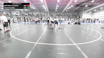 154 lbs Rr Rnd 1 - Matthew Calderon, Demolition Elite vs Collin Havers, All-American Wrestling Club MS