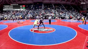 3A-175 lbs Quarterfinal - Nasser Aliou, West Hall vs Aaron Brock, East Hall