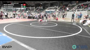 96 lbs Quarterfinal - Isaac Anderson, Claremore Wrestling Club vs Isaac Emerald, Raw Wrestling Club