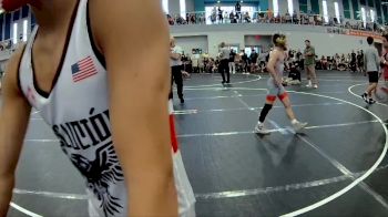 96 lbs Round 2 (6 Team) - Issac Sams, West Forsyth WC vs Aaron Szumowski, Caveman