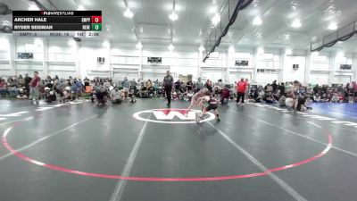 72 lbs Round Robin 2 - Archer Hale, Empyre Wrestling Club vs Ryder Seidman, Rebellion - EL