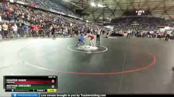 1A 126 lbs Semifinal - Hunter Hawk, Freeman vs Nathan Gregory, Deer Park