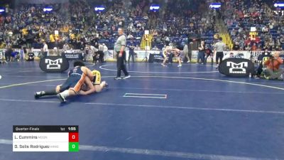 150 lbs Quarterfinal - Luke Cummins, Moon vs Dante Solis Rodriguez, Hanover