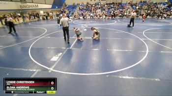 140 lbs Quarterfinal - Lyndie Christensen, JWC vs Sloan Andrews, Sanderson Wrestling Academy