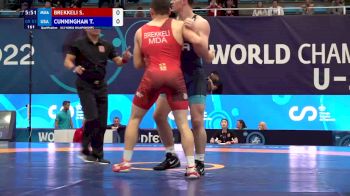82 kg Qualif. - Semion Brekkeli, Moldova vs Tyler Rynne Cunningham, United States