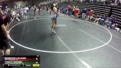 150 lbs Semis & 1st Wrestleback (8 Team) - Remington LaFlamme, Team Texas Blue vs Tynsley Leonard, Kansas Lavendar Dragon