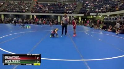 70 lbs Round 3 - Sophia Strait, Jr Pioneers/Assumption vs Claire Rooney, Outlaw Wrestling Club