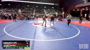 4A-215 lbs Champ. Round 1 - Kaden Nield-Adee, Jackson Hole vs Hayden Van Dell, Cheyenne East