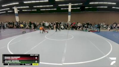 81-85 lbs Round 2 - Isaiah Mummert, Bar None Wrestling vs Julian Aranda, Texas Wrestling Academy