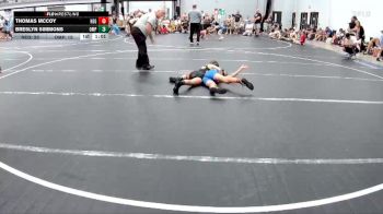 80 lbs Semis (4 Team) - Breslyn Simmons, OMP vs Thomas Mccoy, New England Gold
