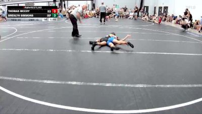 80 lbs Semis (4 Team) - Breslyn Simmons, OMP vs Thomas Mccoy, New England Gold