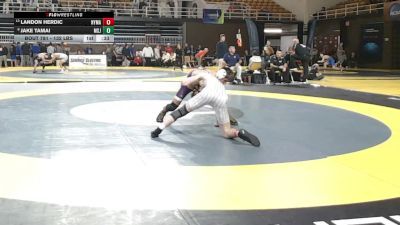 132 lbs Consi Of 8 #2 - Landon Herdic, New York Military Academy vs Jake Tamai, Mount Saint Joseph