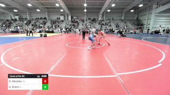 132 lbs Consi Of 64 #2 - Devin Hensley, WV vs Harry Grant, AL